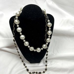 - Black and white necklace bundle
